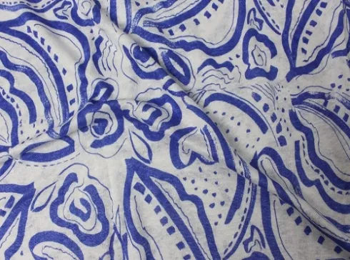 Tejido de punto estampado en papel de aluminio de lino: una guía técnica y de moda completa